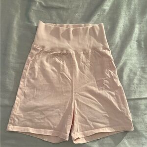 Zara High-Waisted Blush Shorts